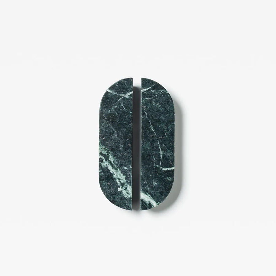 Verde Marble Small Dot Handle [Pair]