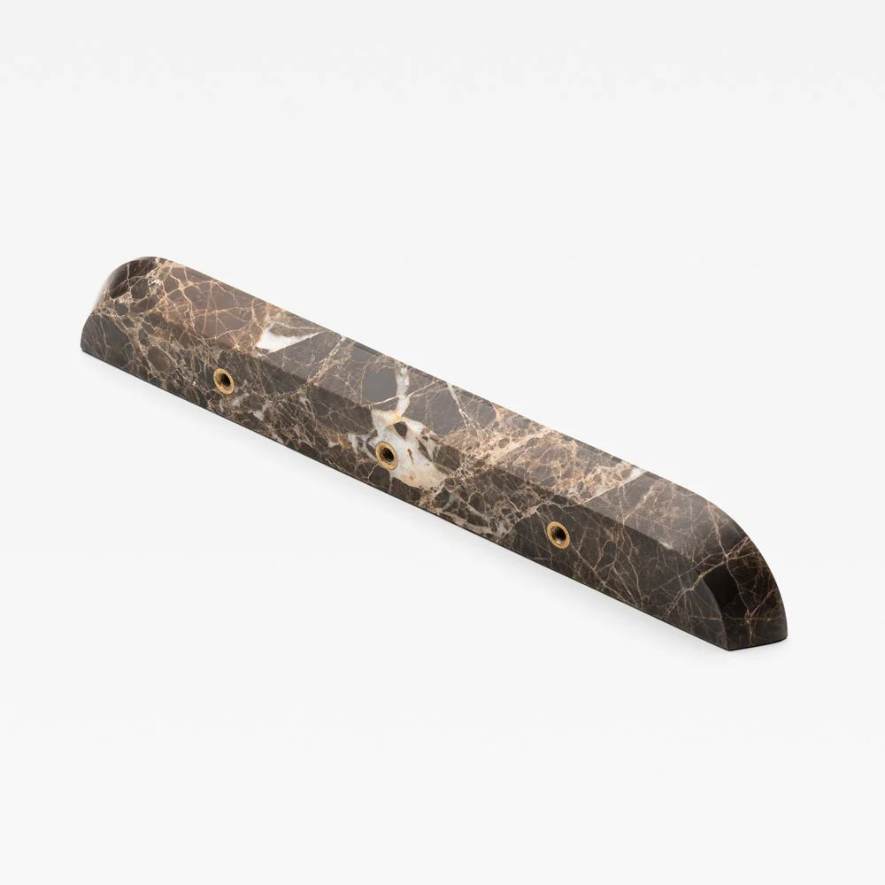 Emperador Marble Large Dot Handle [Pair]