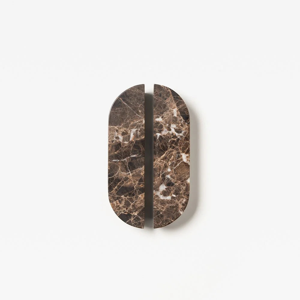 Emperador Marble Small Dot Handle [Pair]