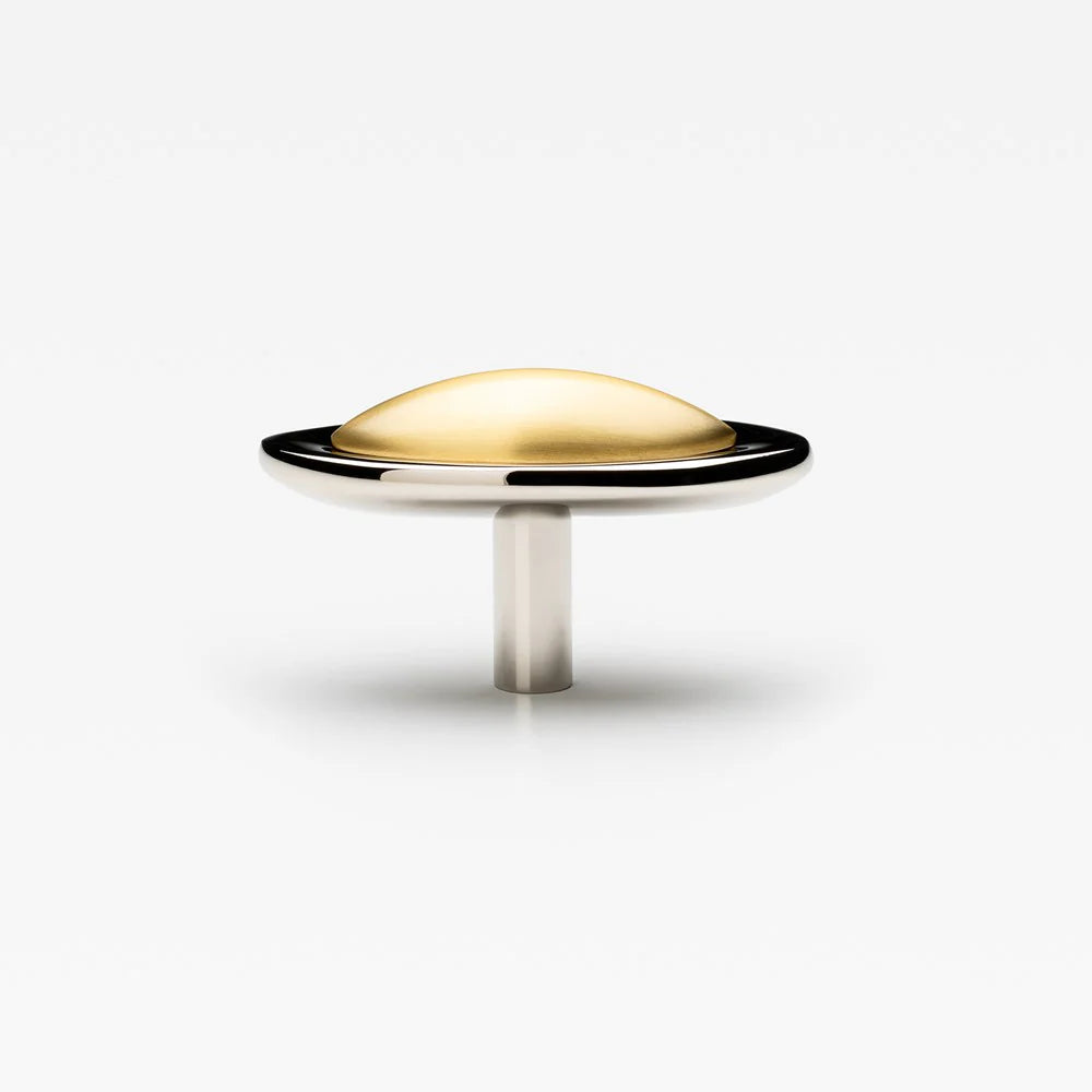 Duet Split Finish Cabinet Knob