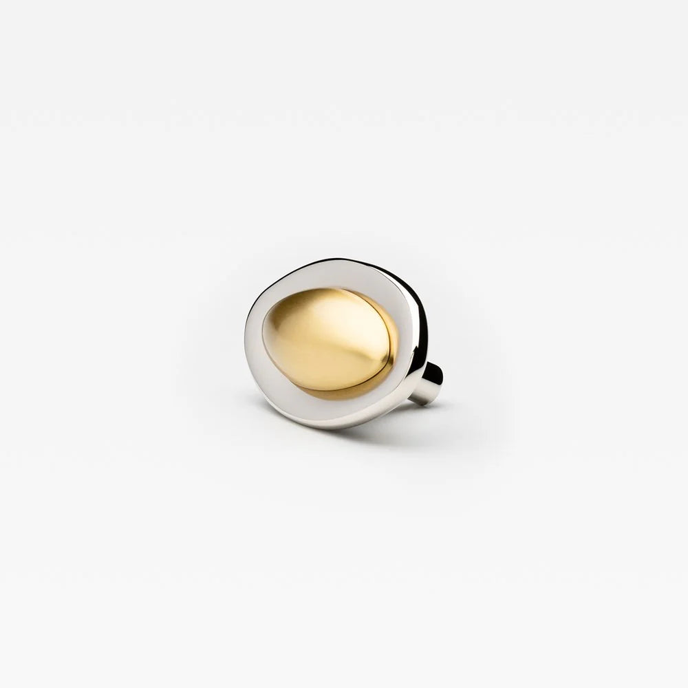 Duet Split Finish Cabinet Knob