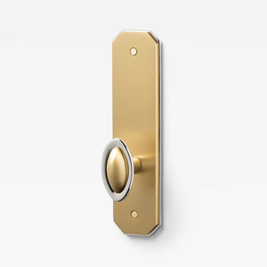 Duet Split Finish Door Knob Set