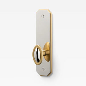 Duet Split Finish Door Knob Set
