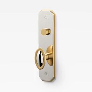 Duet Split Finish Door Knob Set