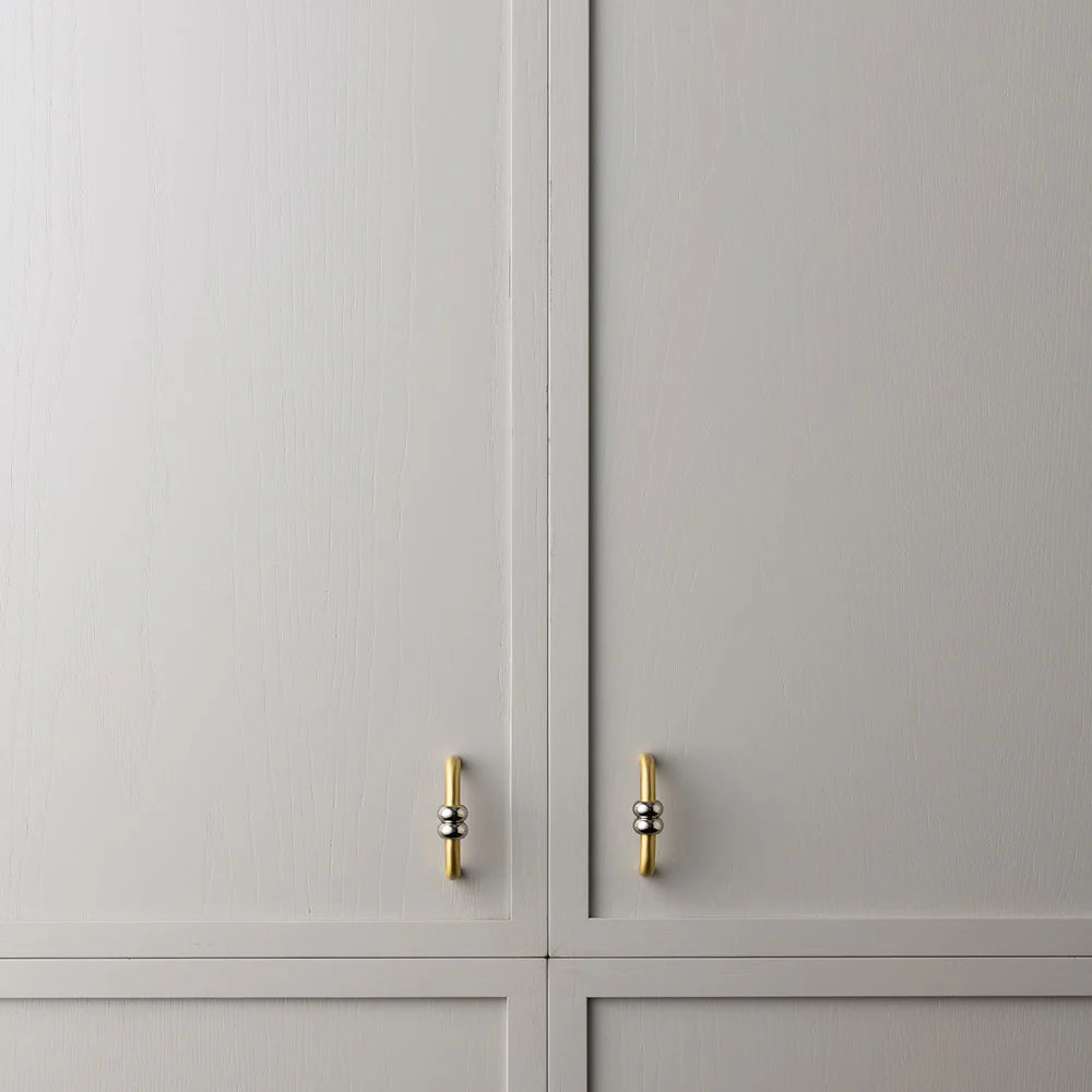 Duet Split Finish Cabinet Pull