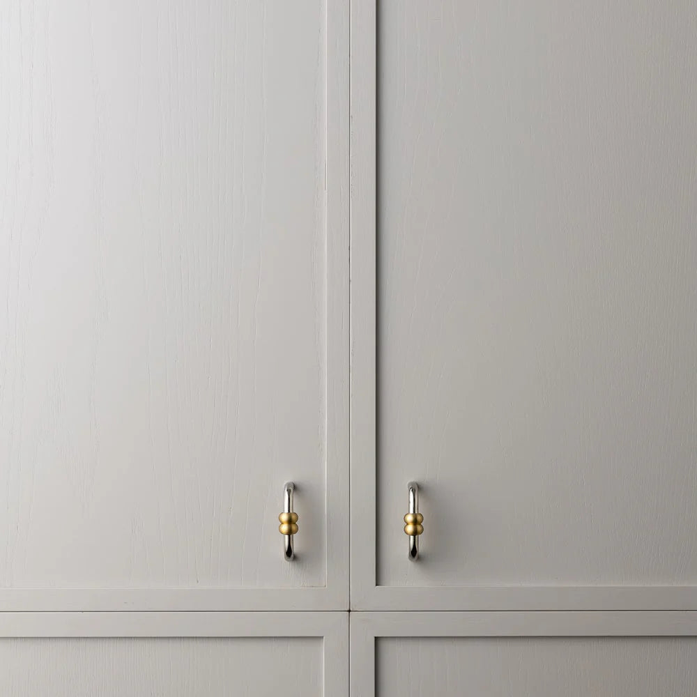 Duet Split Finish Cabinet Pull