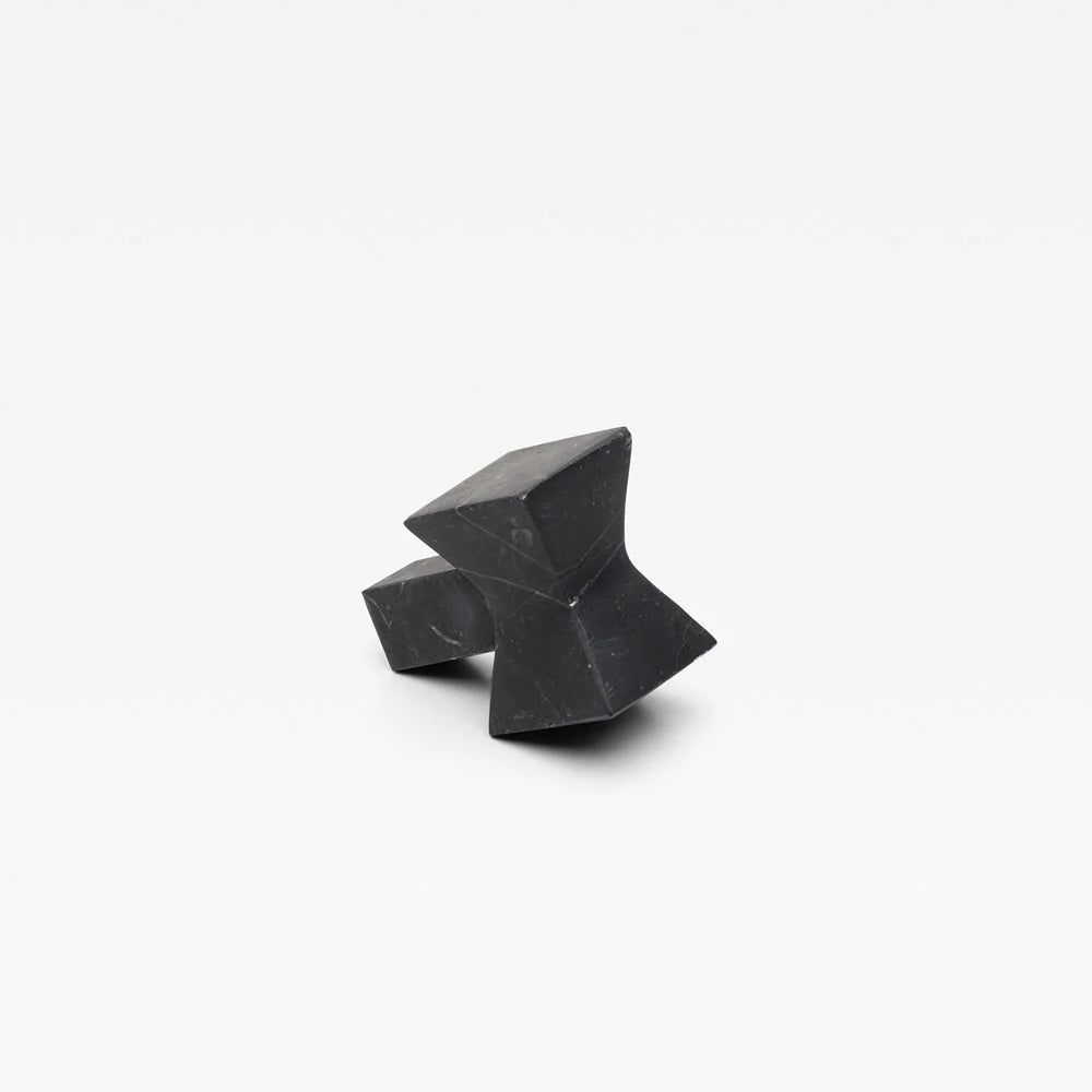 Forma Black Marble Cabinet Knob