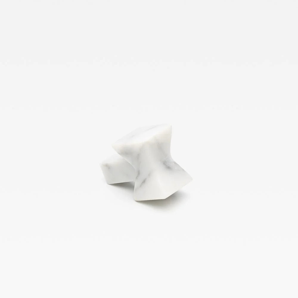 Forma Carrara Marble Cabinet Knob