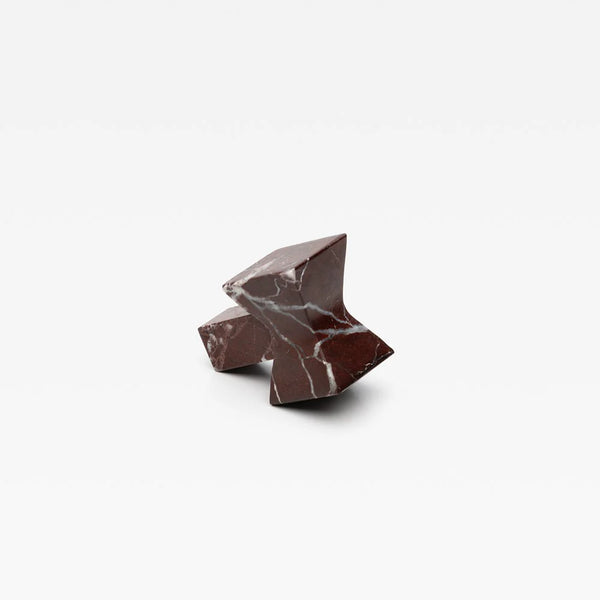 Forma Rosso Marble Cabinet Knob