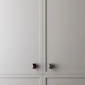 Forma Rosso Marble Cabinet Knob