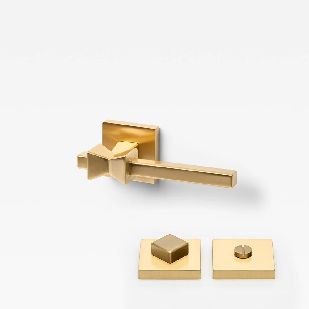 Forma Solid Brass Door Lever