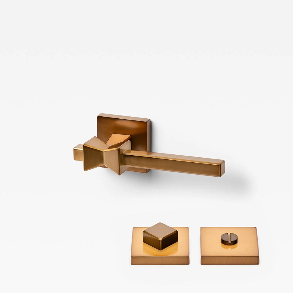 Forma Solid Brass Door Lever