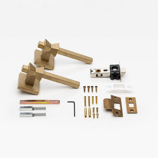 Forma Solid Brass Door Lever
