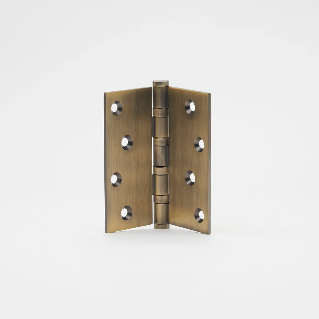 Lo & Co Solid Brass Ball Bearing Square Corner Hinge