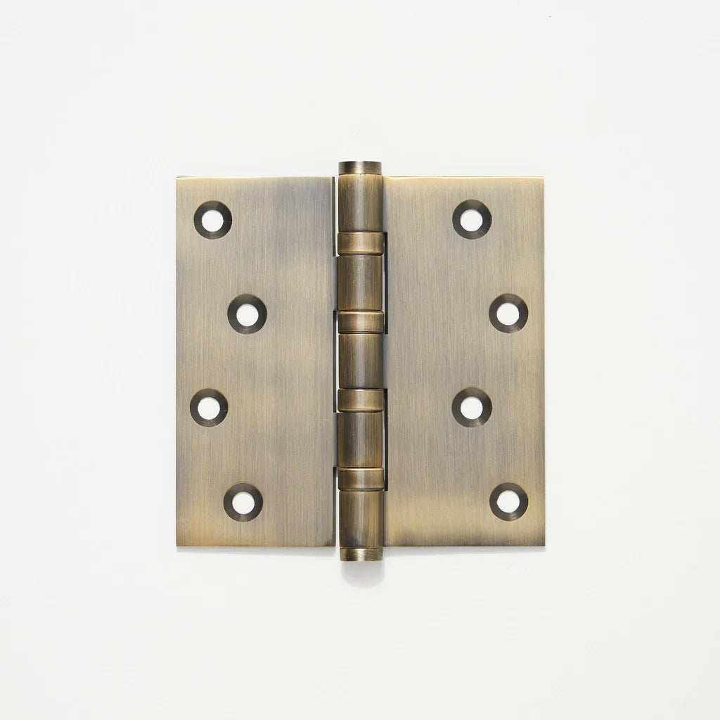 Lo & Co Solid Brass Ball Bearing Square Corner Hinge