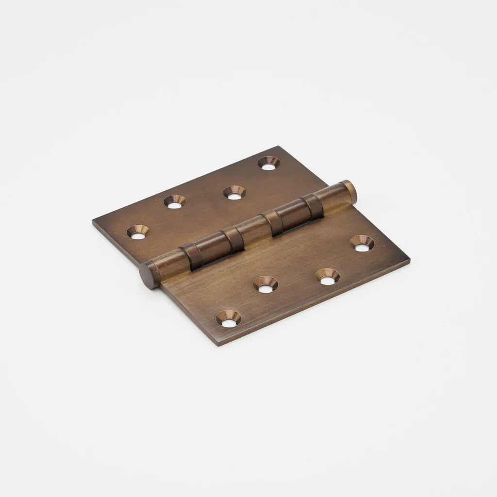 Lo & Co Solid Brass Ball Bearing Square Corner Hinge