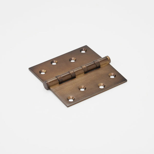 Lo & Co Solid Brass Ball Bearing Square Corner Hinge