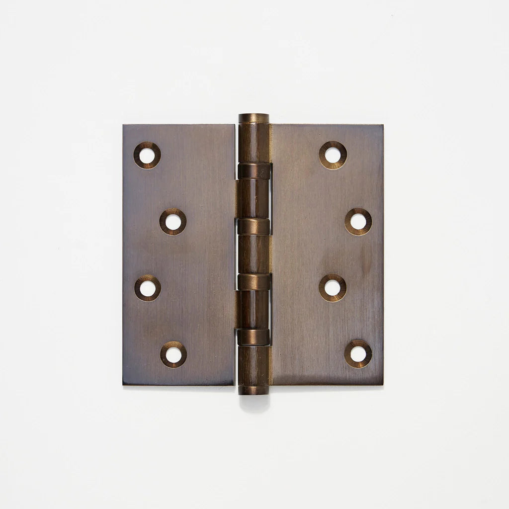 Lo & Co Solid Brass Ball Bearing Square Corner Hinge