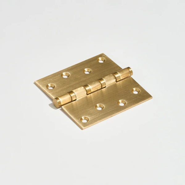 Lo & Co Solid Brass Ball Bearing Square Corner Hinge