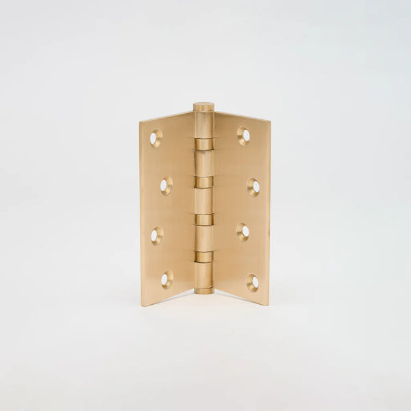 Lo & Co Solid Brass Ball Bearing Square Corner Hinge