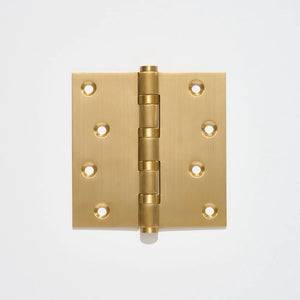 Lo & Co Solid Brass Ball Bearing Square Corner Hinge