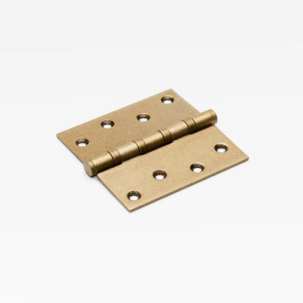 Lo & Co Solid Brass Ball Bearing Square Corner Hinge