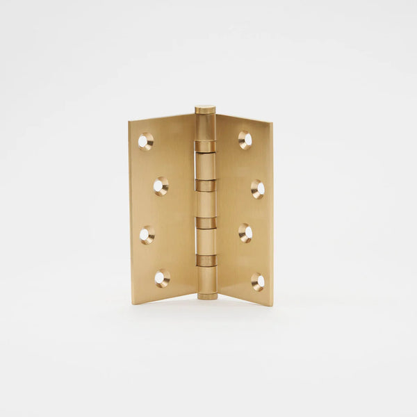 Lo & Co Solid Brass Ball Bearing Square Corner Hinge
