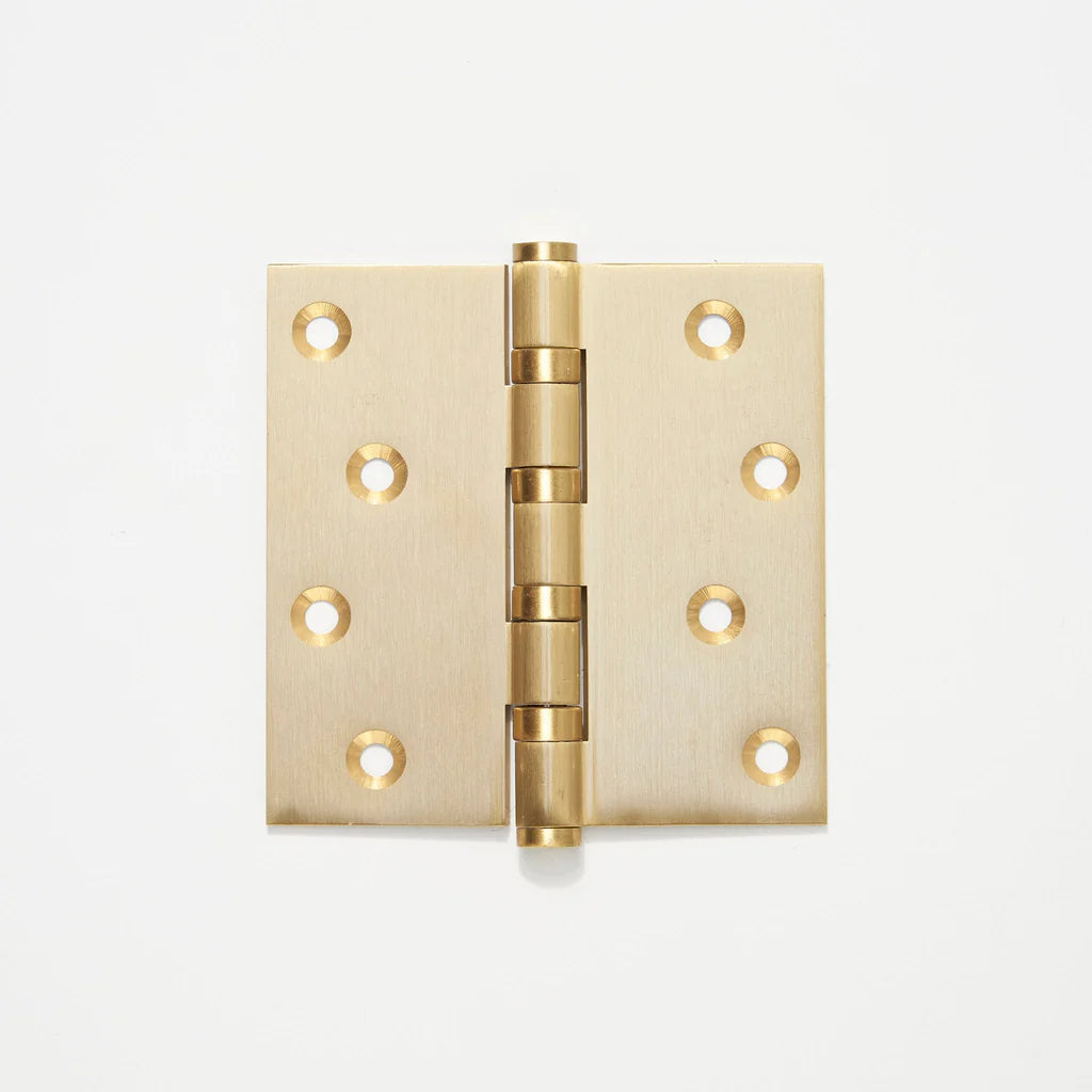 Lo & Co Solid Brass Ball Bearing Square Corner Hinge