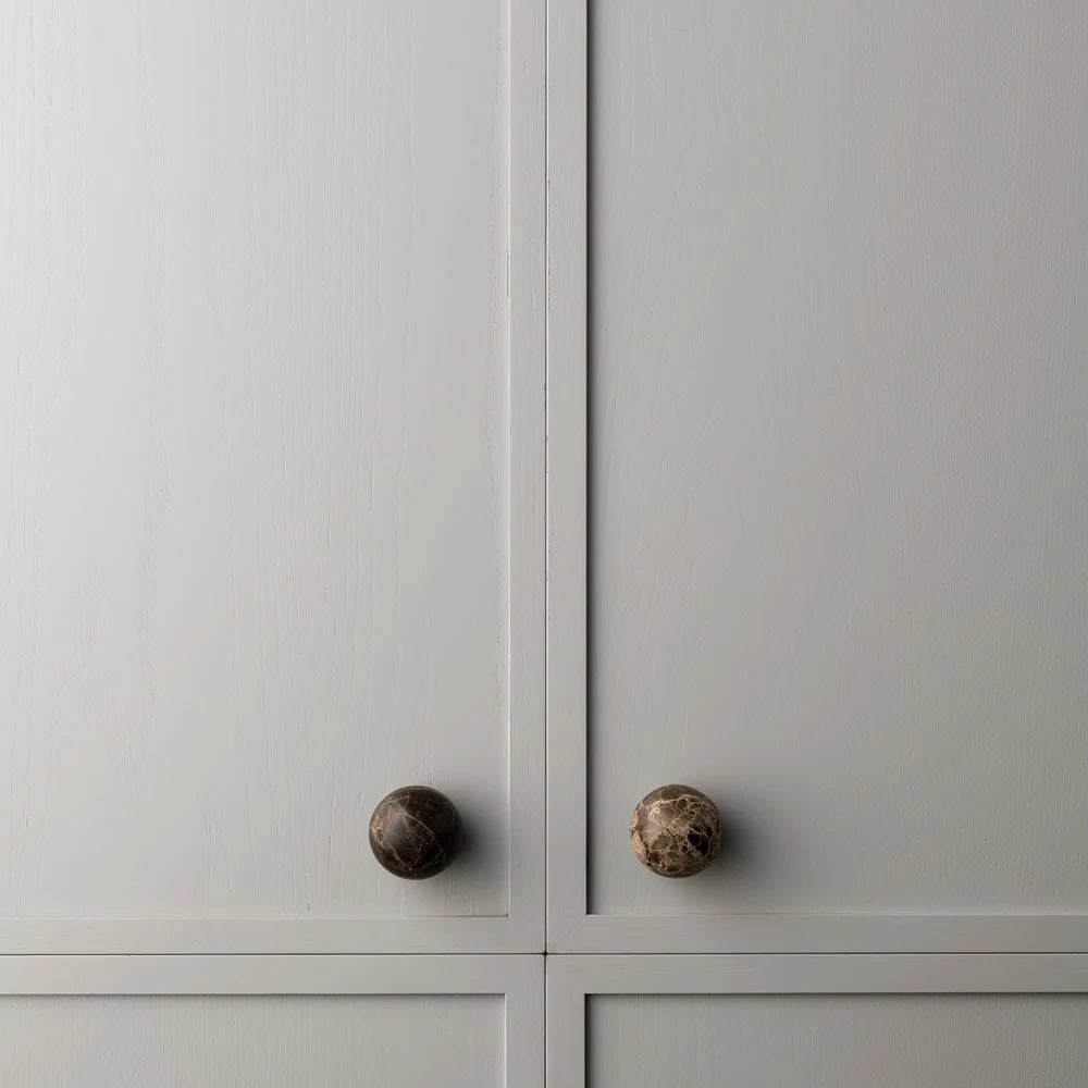 Emperador Marble Hubble Cabinet Knob