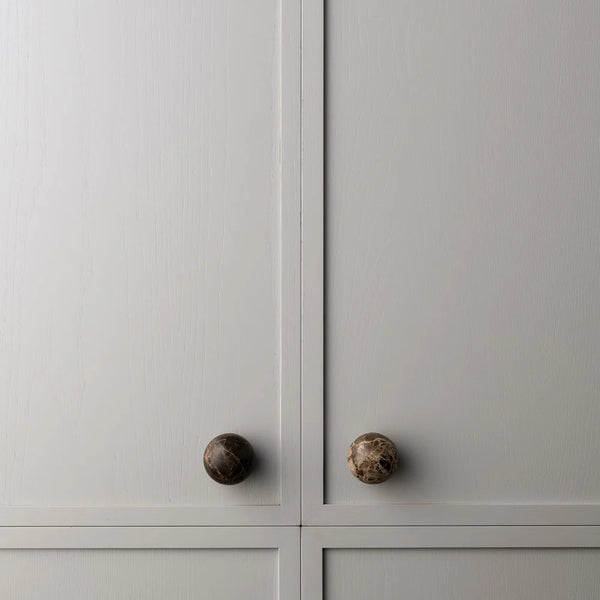 Emperador Marble Hubble Cabinet Knob