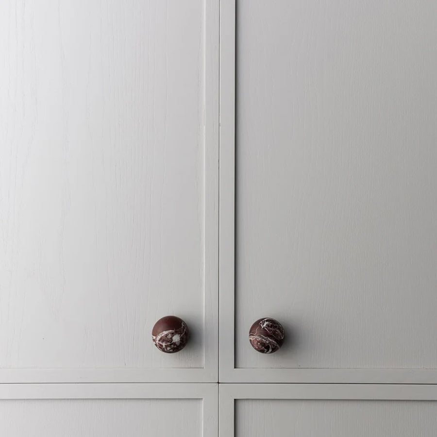 Rosso Marble Hubble Cabinet Knob