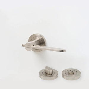 Intersect Solid Brass Door Lever