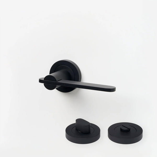 Intersect Solid Brass Door Lever