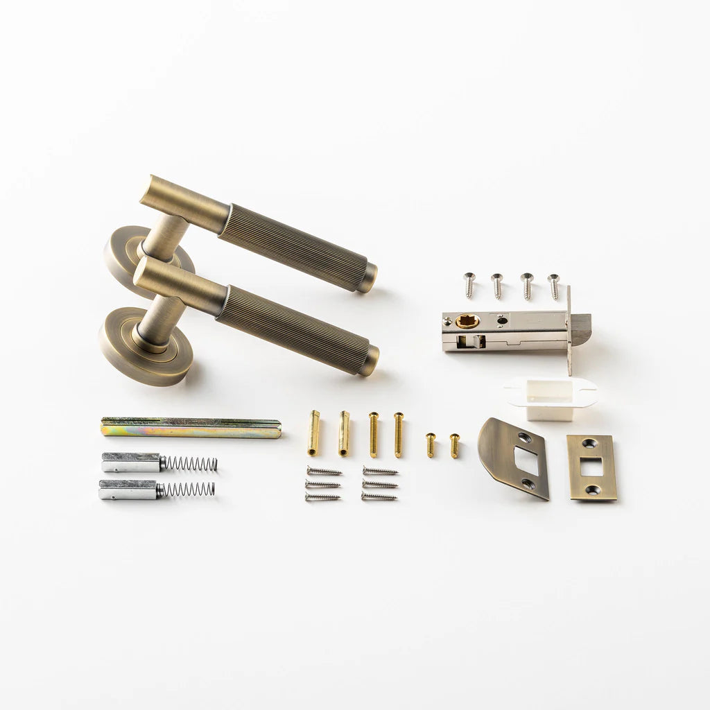 Linear Solid Brass Door Lever