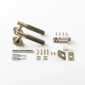 Linear Solid Brass Door Lever