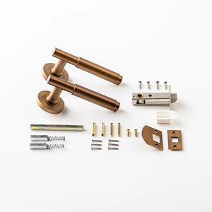 Lola Solid Brass Door Lever