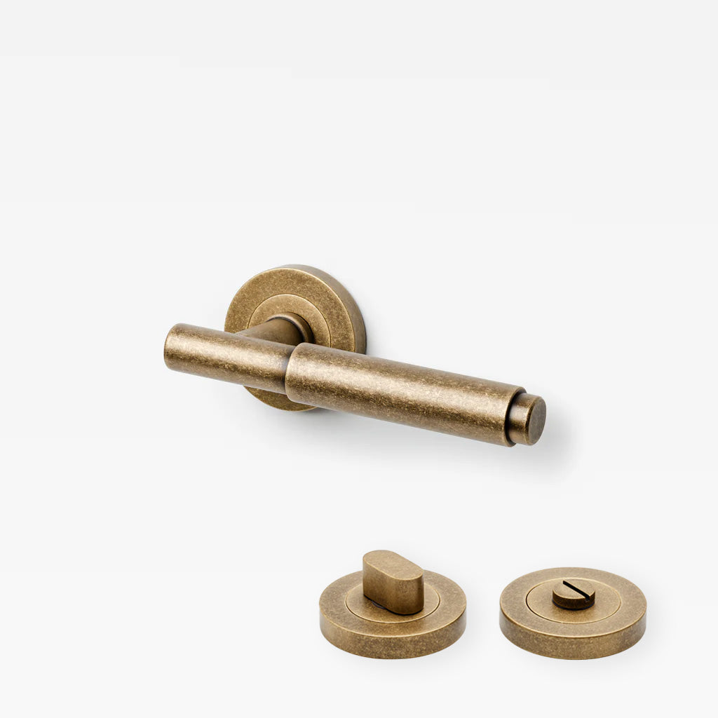 Lola Solid Brass Door Lever