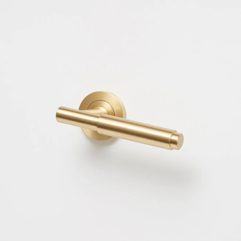 Lola Solid Brass Door Lever