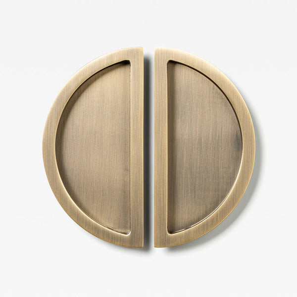 Luna Half Moon Flush Pull [PAIR]