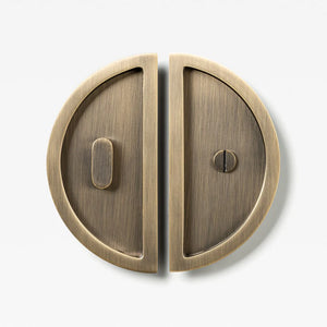 Luna Half Moon Flush Pull Privacy Set