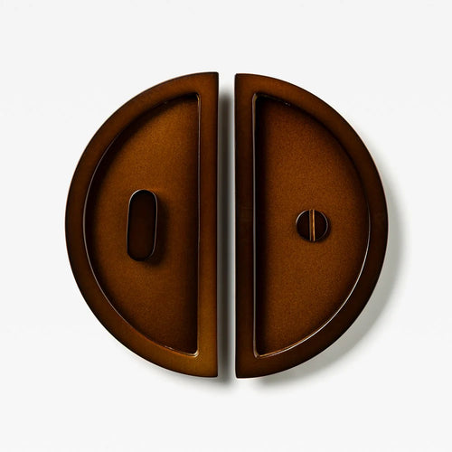 Luna Half Moon Flush Pull Privacy Set