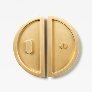 Luna Half Moon Flush Pull Privacy Set