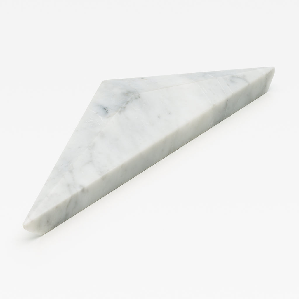 Prism Marble Cabinet Handle Carrara