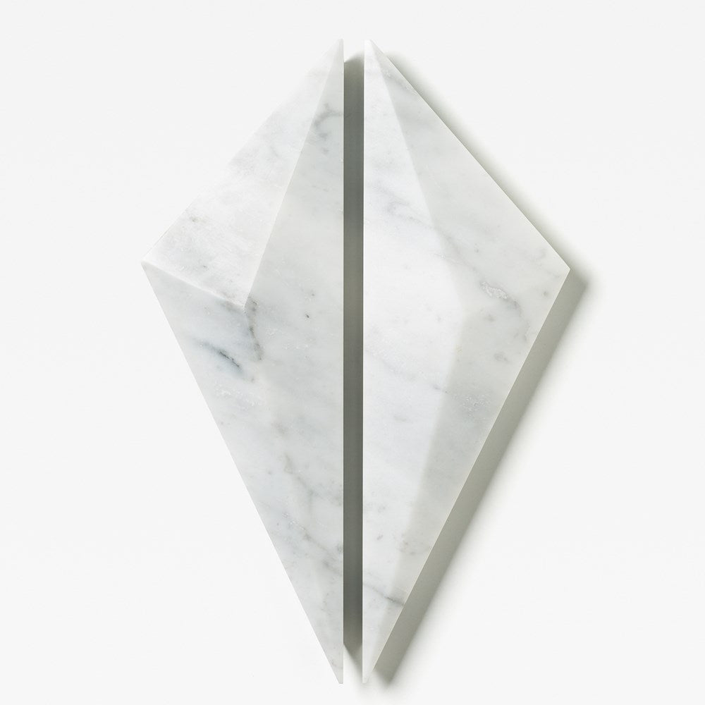 Prism Marble Cabinet Handle Carrara