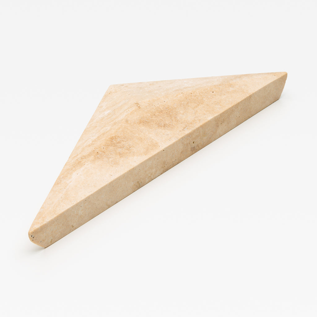 Prism Marble Cabinet Handle Travertine [PAIR]