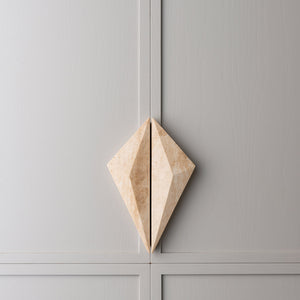 Travertine Prism Cabinet Handle [PAIR]