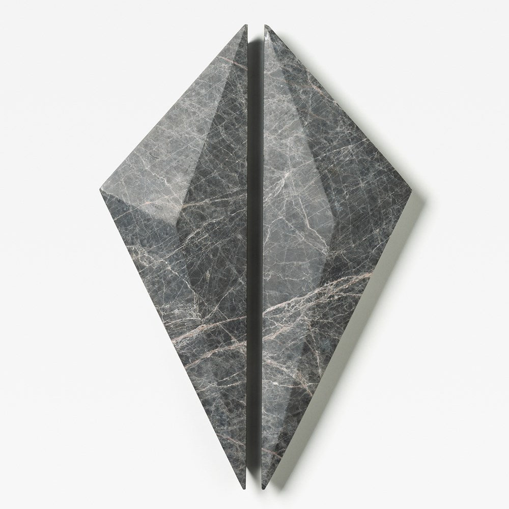 Prism Marble Cabinet Handle Tundra Grey