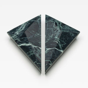 Verde Marble Prism Cabinet Handle [PAIR]
