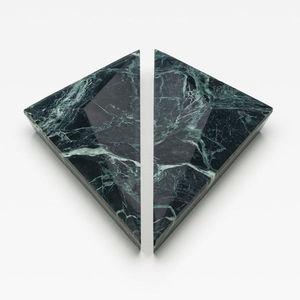 Verde Marble Prism Cabinet Handle [PAIR]