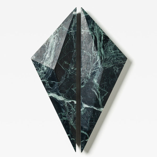 Verde Marble Prism Cabinet Handle [PAIR]